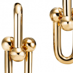 Bông tai mắt xích lớn Vàng