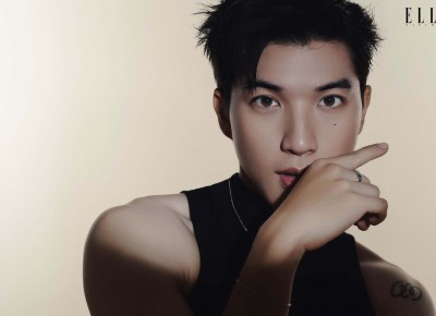 HIEUTHUHAI trong bộ trang sức KIM HUU dành riêng cho nam đầu tiên của thương hiệu KIM HUU trên bìa tạp chí AHIHI Vietnam