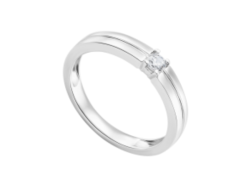 Nhan cuoi nam Vang trang 10K Đinh đa ECZ A359