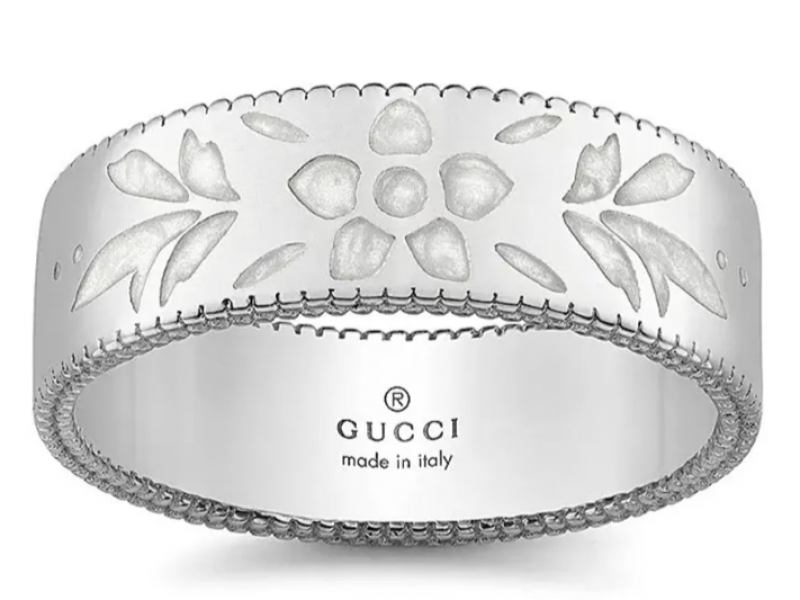 Nhẫn Gucci Icon Ring 18k White Gold Màu Trắng