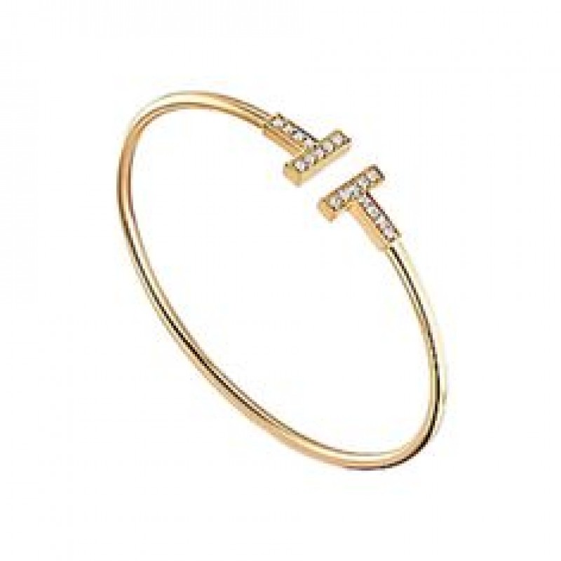 Vong tay chu H vang 18k